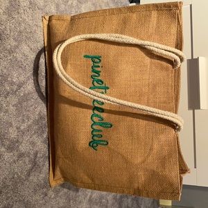 Straw Beach Tote